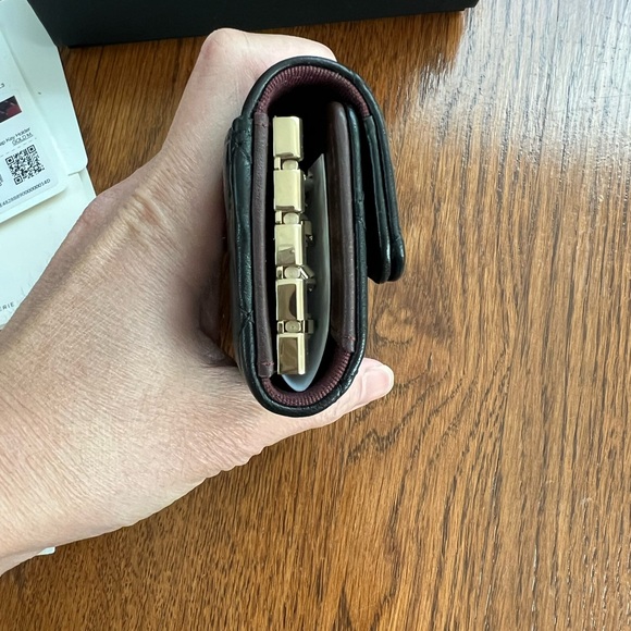 AUTH BNWT CHANEL Black Quilted Key Holder - Picture 4 of 9